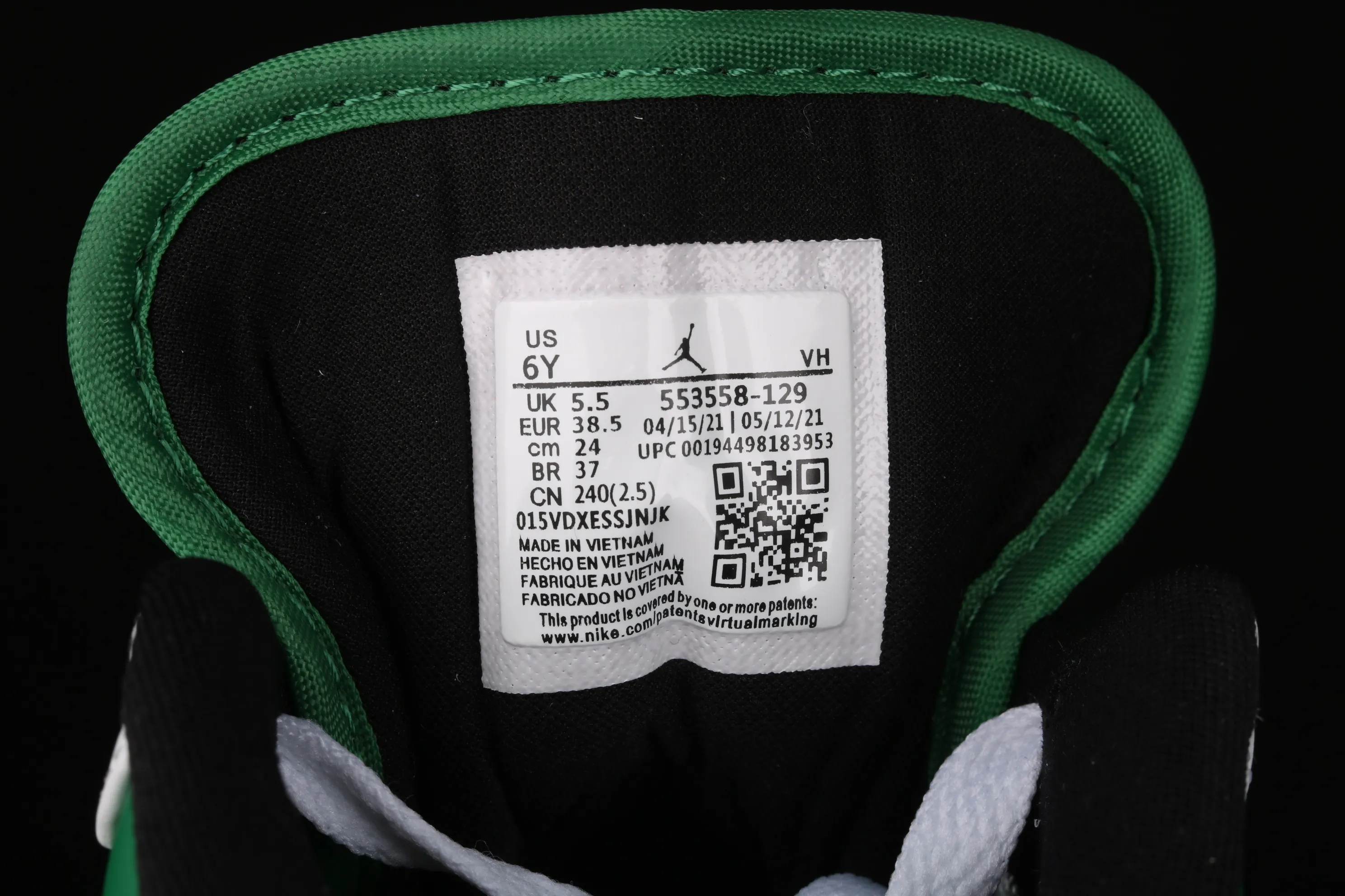 All categories Air Jordan Jordan series basketball shoes Air Jordan 1 Low Air Jordan 1 Low AJ1 Joe 1 low-top cultural and leisure sports sneakers 553558-129
